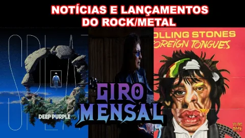 NOVO ALBUM DO DEEP PURPLE, ROLLING STONES E FIVE FINGER DEATH PUNCH, A MORTE DE BONNIE TYLER E+