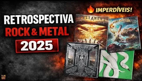 OS PRINCIPAIS LANÇAMENTOS DE ROCK E METAL EM 2025  🤘🎸| Vlog Rock