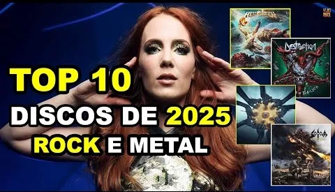 Top 10 Melhores Discos de 2025 - Rock e Heavy Metal 🤘🎸